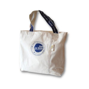 Túi đeo cleaning (Túi vải TOTE in màu Xanh Indigo)