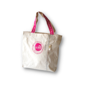 Túi đeo cleaning (Túi vải TOTE in Màu Đỏ Magenta)