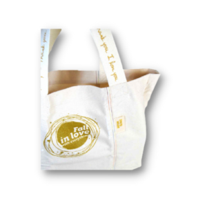 Túi đeo cleaning (Túi vải TOTE in Màu Vàng)